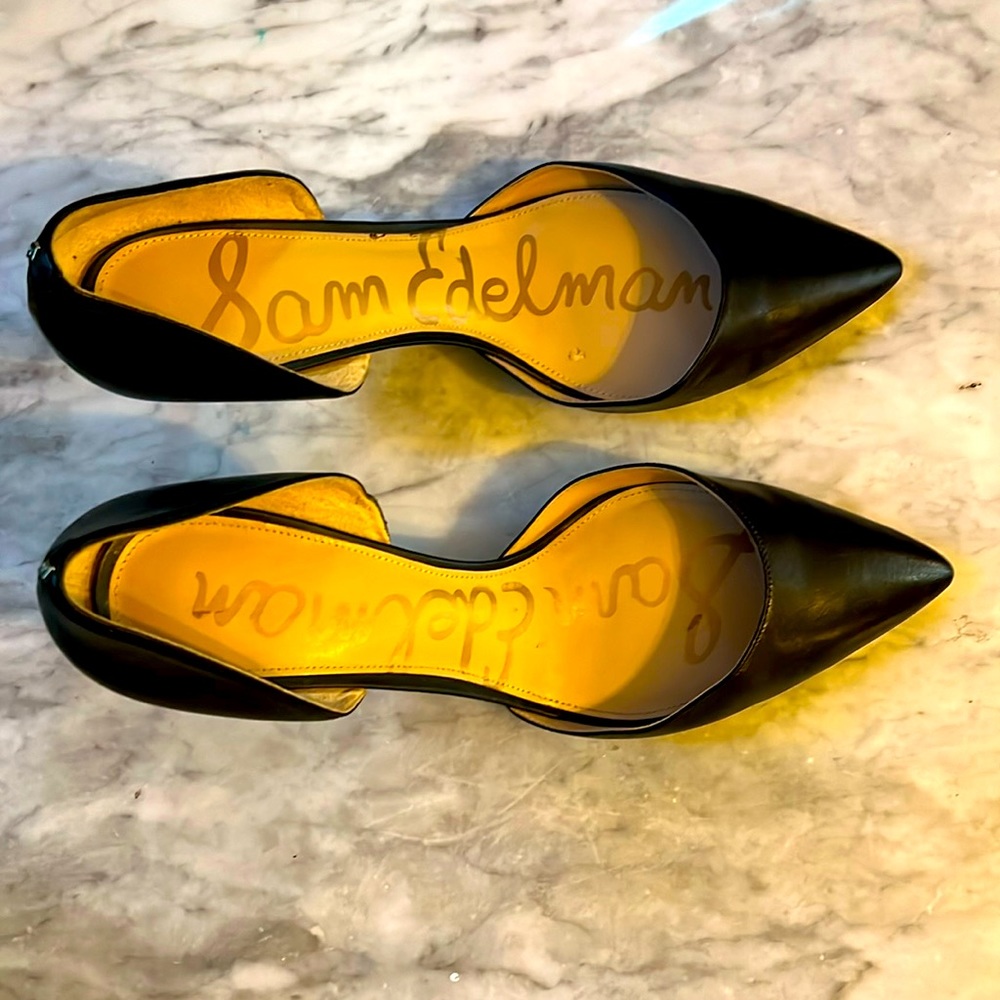 Black Sam Edelman Tesla D’orsay Heels